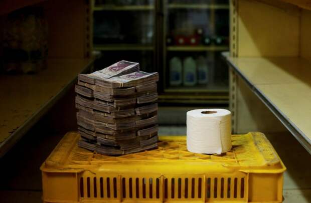 Наглядный пример стоимости продуктов в старой валюте Венесуэлы Наглядный пример стоимости продуктов в старой валюте Венесуэлы