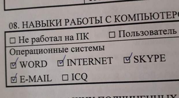 Серьезные навыки подборка, прикол, собеседования, трудоустройство, юмор