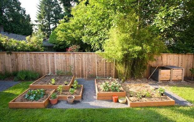 Современный огород - не только источник овощей, но и элемент дизайна участка