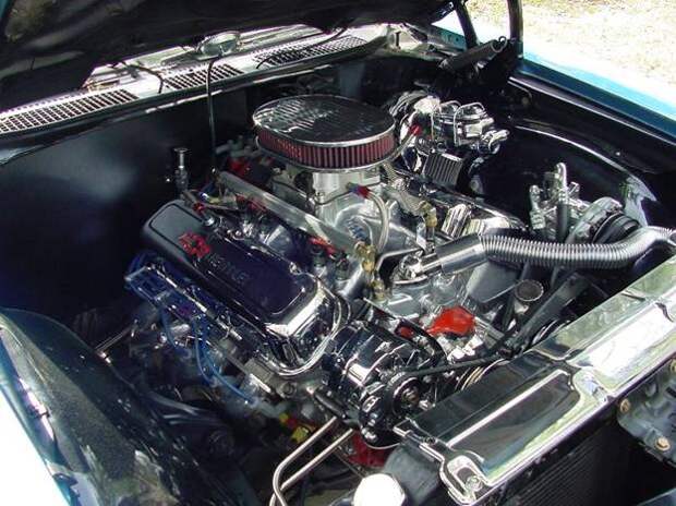 Chevrolet Chevelle SS 454 CID двигатель