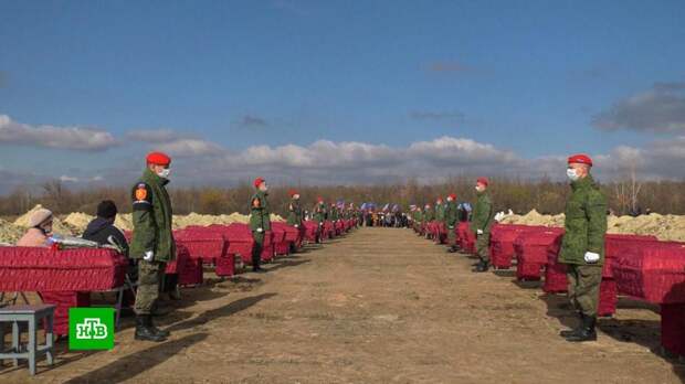 Останки 115 убитых мирных жителей перезахоронили под Луганском