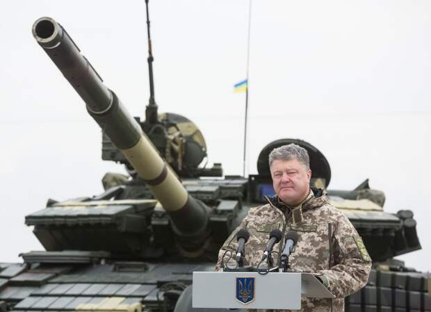 Порошенко объяснил продолжение войны на Донбассе «стрельбой России»