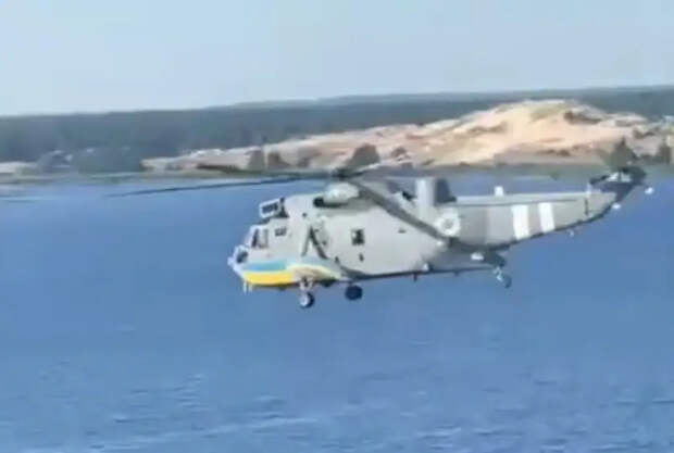 Опубликованы кадры полёта одного из переданных ВСУ вертолётов Sea King