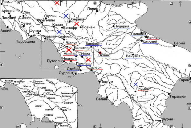 Южный фронт Союзнической войны, 90–89 годы до н.э - Италийский бык против римской волчицы | Warspot.ru