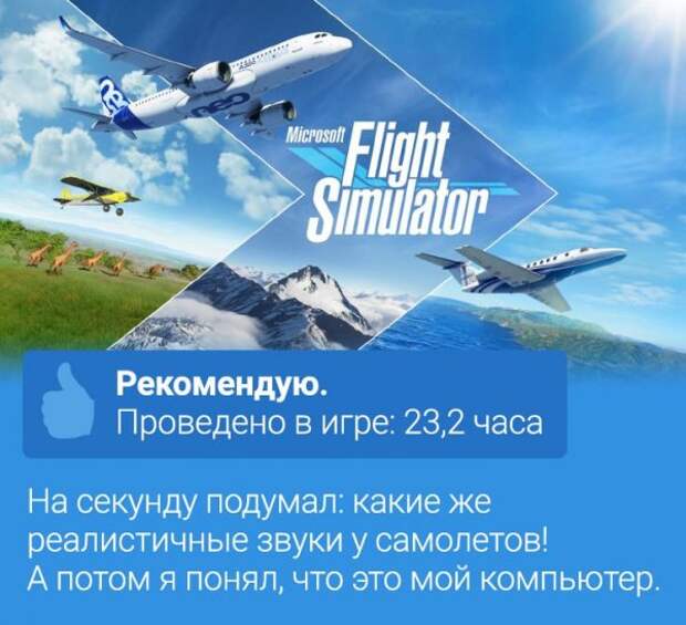 Отзыв на игру Microsoft Flight Simulator