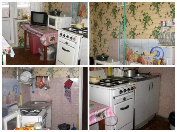 Так выглядела кухня мамы, которую решили полностью обновить. | Фото: youtube.com. 
