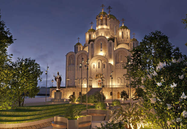Храм святой Екатерины, эскизы