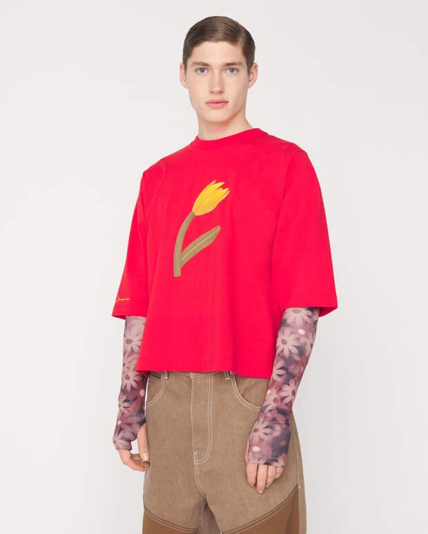 Футболка Jacquemus Le t-shirt Tulipe