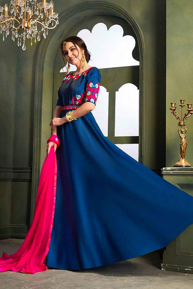 Красивые платья в индийском стиле — достойные богинь, фото № 8