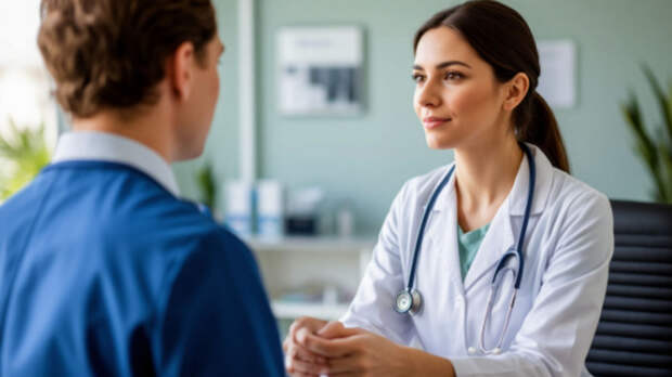 Врач, прием / Изображение сгенерировано Шедеврум от ИИ YandexART/ amic.ru