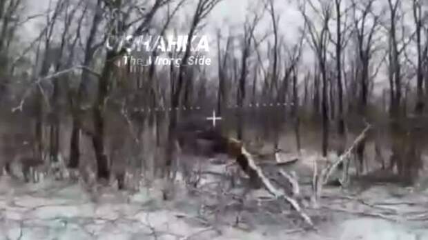 Мощное уничтожение танка ВСУ FPV-дроном сняли на видео