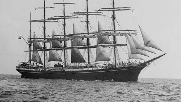 Датский барк Копенгаген, 1921 год Датский барк Копенгаген, 1921 год