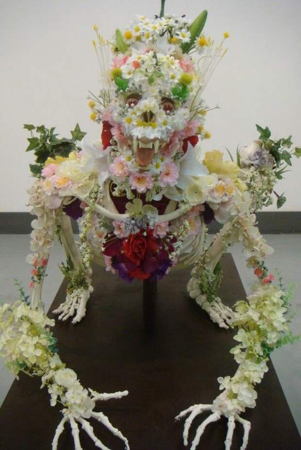 Скелеты из цветов (7 фотографий), photo:4