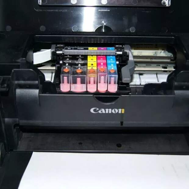 как промыть картридж струйного принтера canon