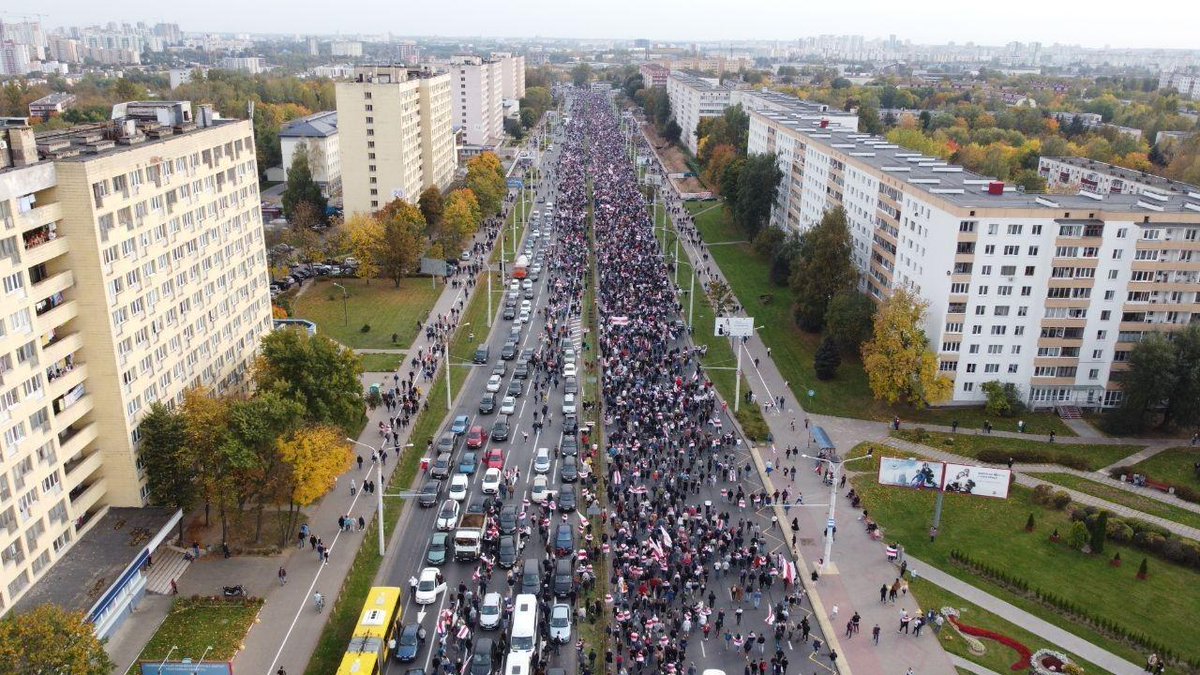 Протесты в Минске. 04.10.2020