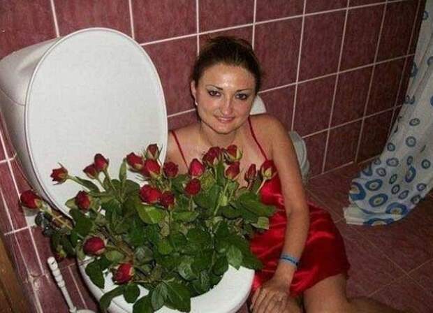 Мне дарят столько цветов, что в доме они буквально повсюду! женихи и невесты, забавно, знакомства, сайты знакомств, славянская душа, смешно, снимки вырви глаз, фотографии