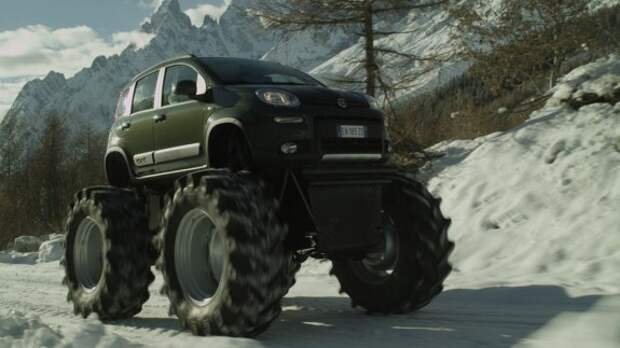 Fiat сделал из Panda снежного монстра. "За Рулем" <a href=