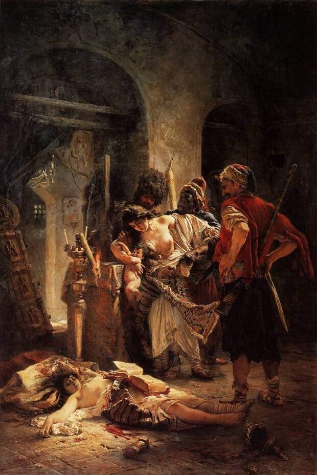 Картина Маковского Болгарские мученицы