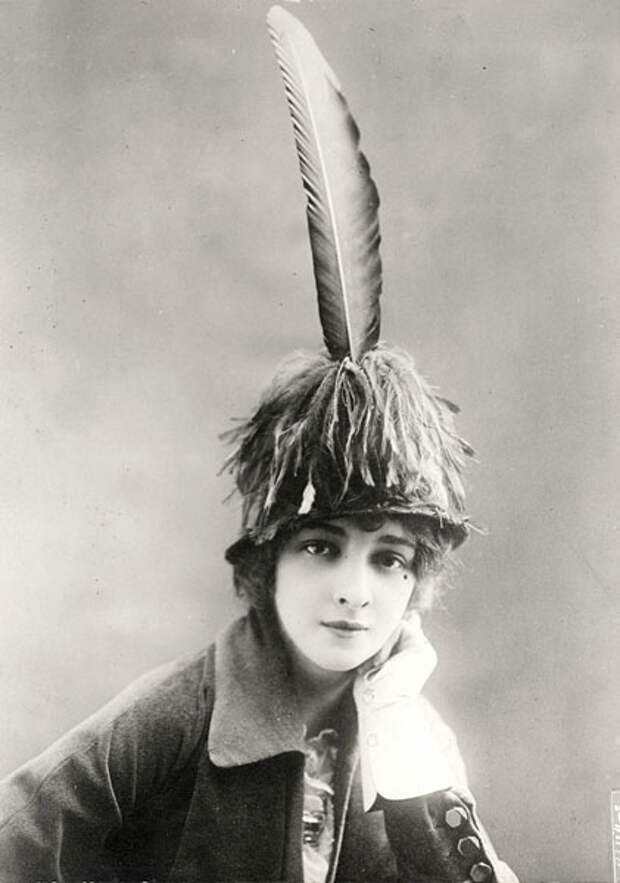 Дамская шляпка седерины 1910-х