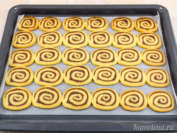 Печенье с корицей “Спиральки” — 9 шаг
