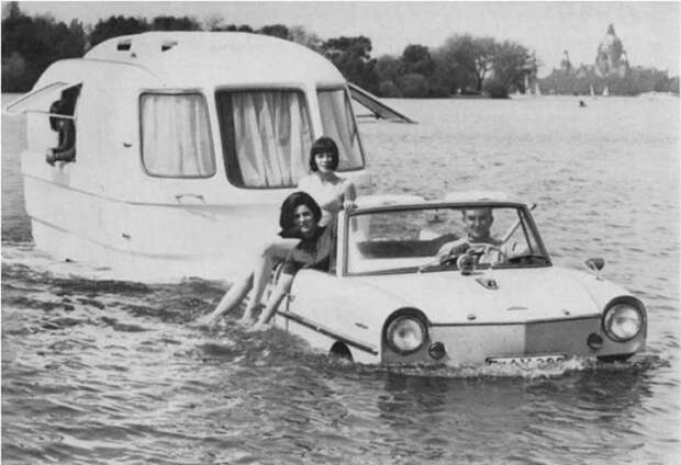 автомобиль, вода