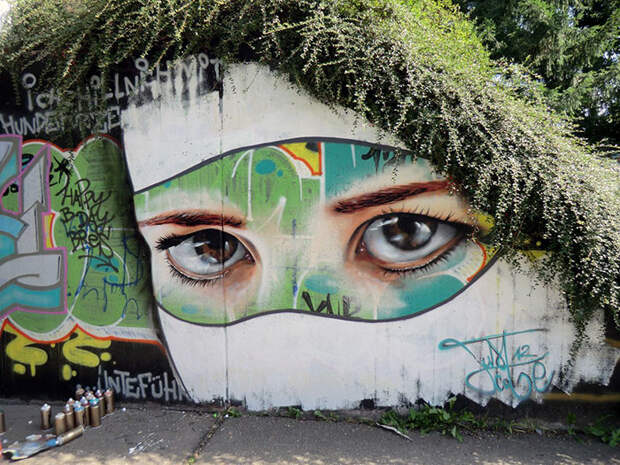 54. граффити, искусство, природа, стрит-арт, улица