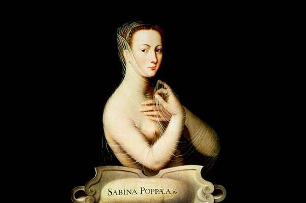 Портрет Сабины Поппеи. Неизвестный мастер школы Фонтенбло, 1580 год.