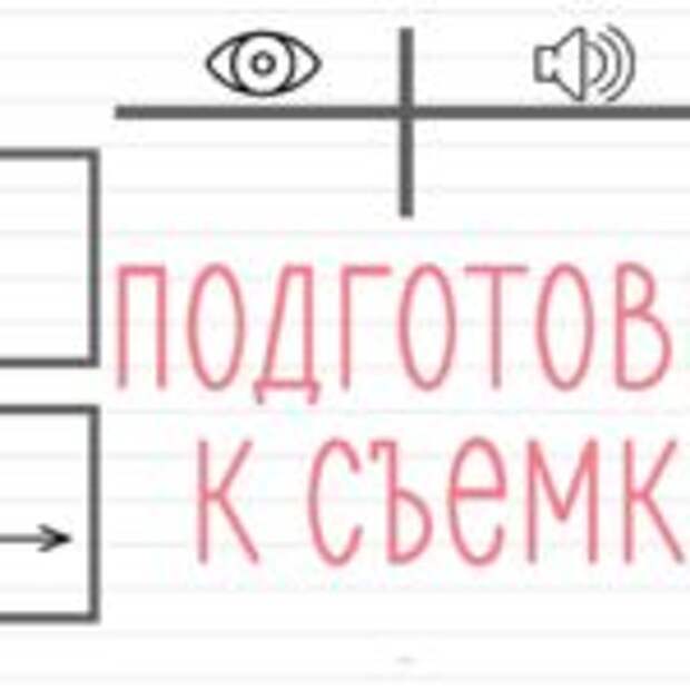 Подготовка сценария к съемке  