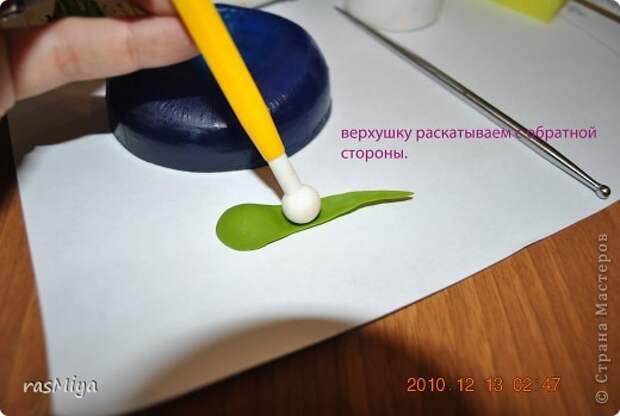 Мастер-класс Лепка МК по лепке розы Часть 2-чашелистики Фарфор холодный фото 3