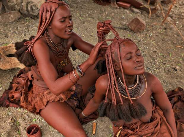 Девушки химба, Намибия