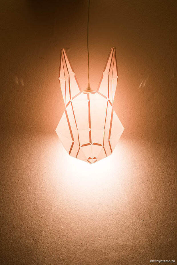 Бумажные светильники DIY
