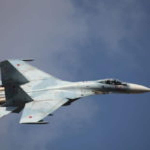 Российский Су-27 жестко отогнал истребитель НАТО (видео)