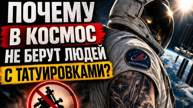 3 причины, почему в космос не берут людей с татуировками?