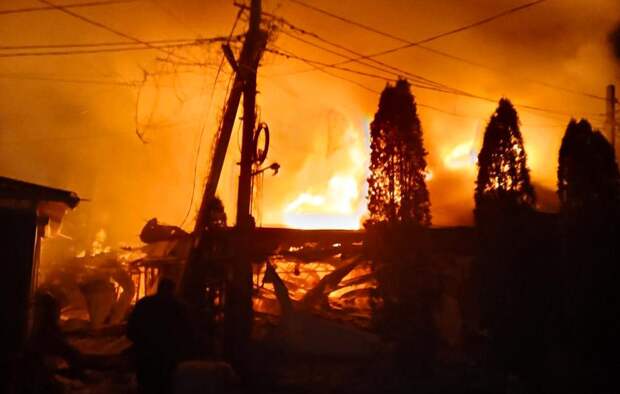 ТАСС: отель и кафе в Хорлах атаковали крупные БПЛА