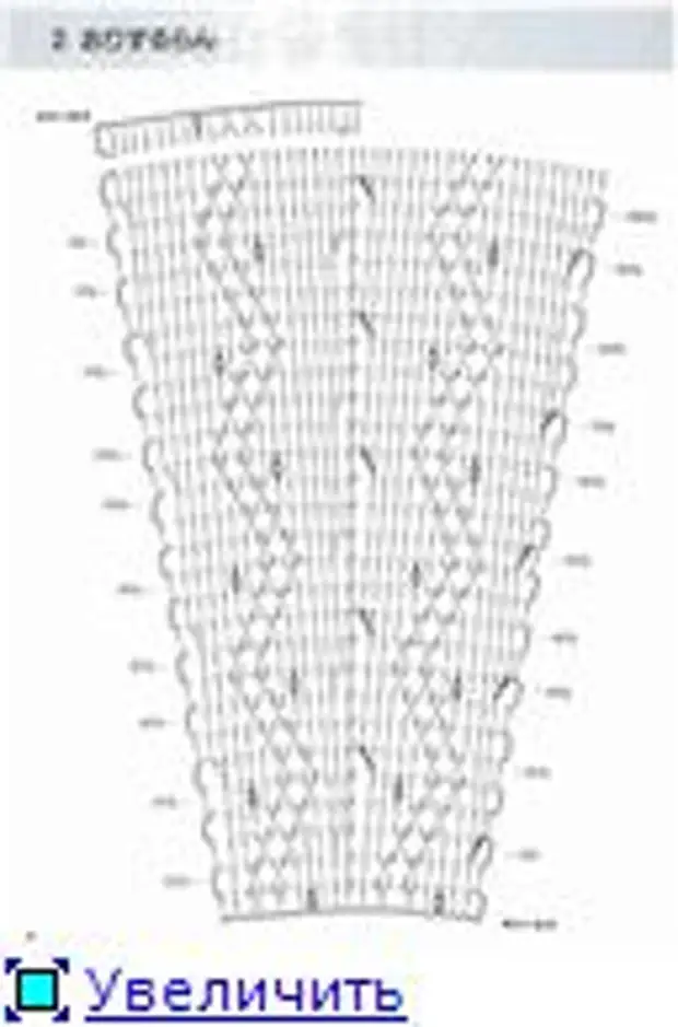 Схемы узоров для расширения полотна (Вязание крючком)