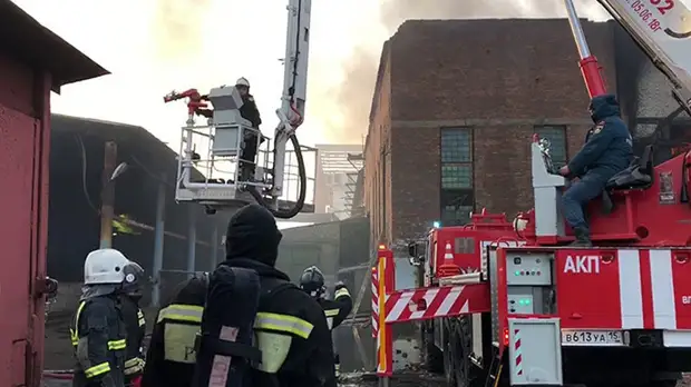 В Северной Осетии рассказали о ситуации с вредными выбросами после пожара на заводе