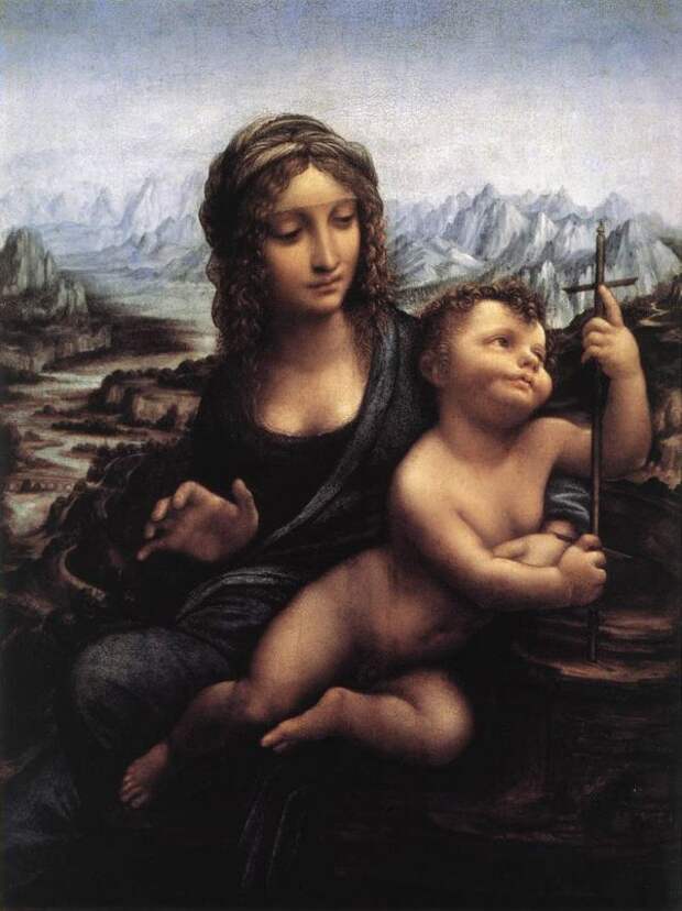 Мадонна с веретеном. Леонардо да Винчи