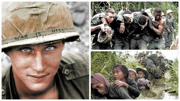 Война во Вьетнаме: классические черно-белые снимки теперь в цвете Вьетнам, военное, война во вьетнаме, вьетнамская война, колоризация, колоризированные снимки, колоризированные фото, раскрашенные