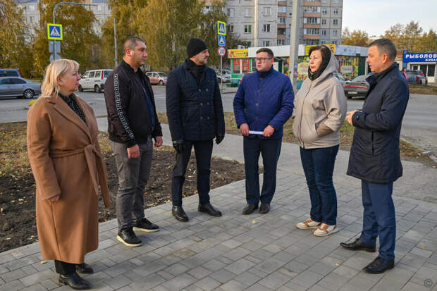 Благоустройство нового парка за ТЦ 