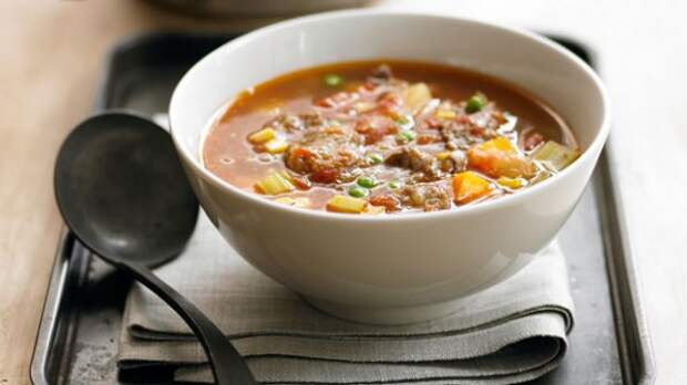 Суп из говядины и овощей для холодной осени