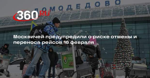 Росавиация предупредила о сбоях в расписании аэропортов Москвы из-за непогоды