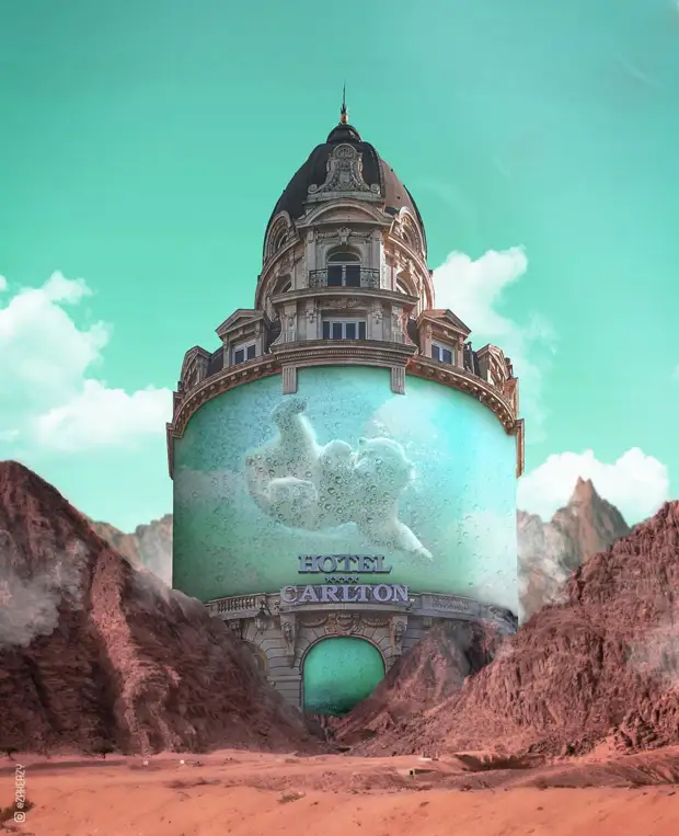 Сюрреалистические фотоманипуляции Зака Изи