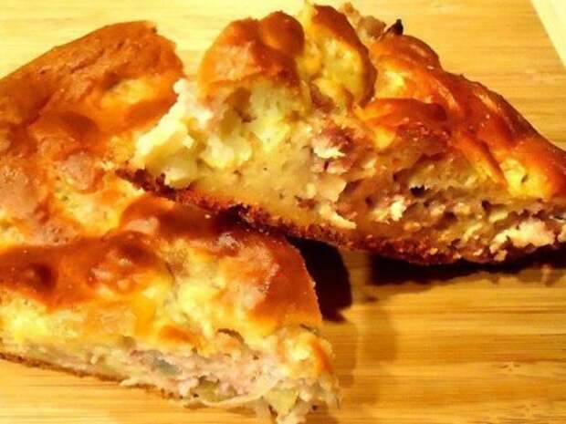 Тесто для пирога с мясом на кефире