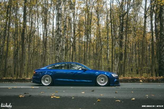bagged audi a5 sportback 15