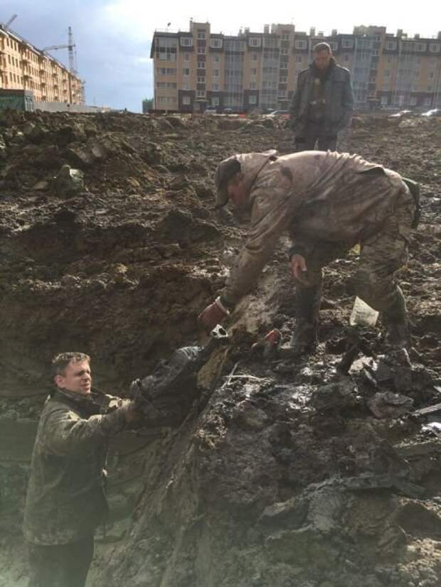 Под Санкт-Петербургом найден сбитый самолет Миг-3 и останки летчика