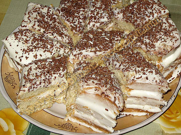 Медовик со сметанным кремом