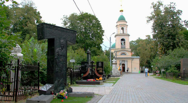 Ваганьковское кладбище в Москве