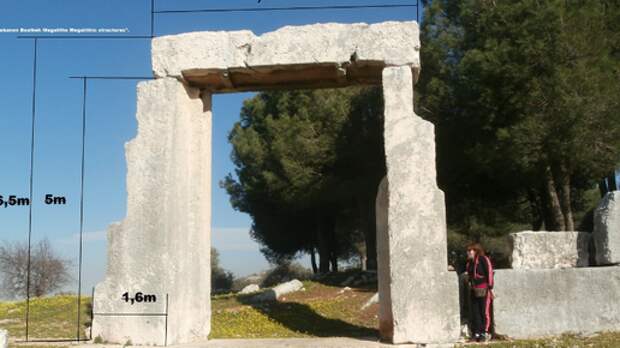 Древние ворота в Айн Акрине, не имеющие аналогов