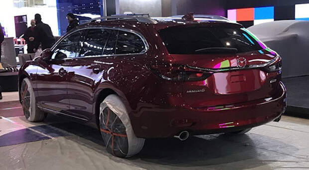 Опубликованы первые живые фото универсала Mazda6 2019