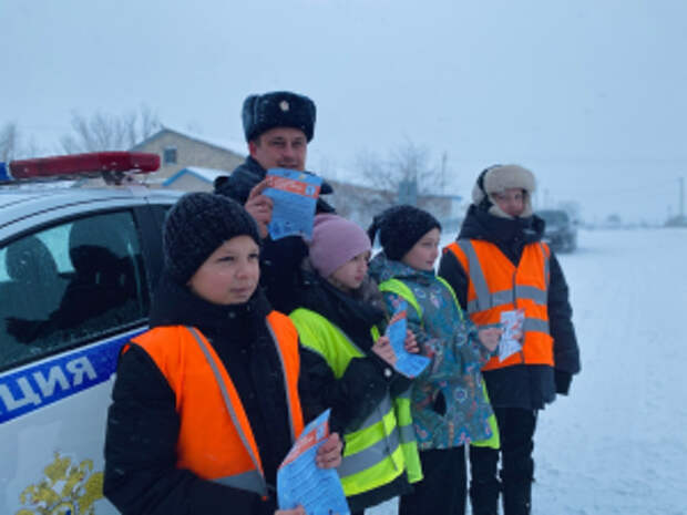 В Самарской области госавтоинспекторы совместно с отрядом «ЮИД» провели профилактическую акцию с автолюбителями